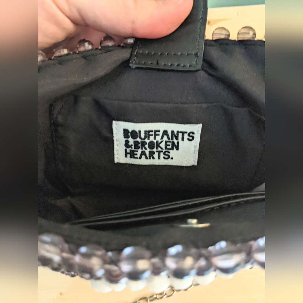 Bouffants and Broken Hearts by Kendra Dandy Viral Beaded Skull Shoulder Bag - Picture 2 of 4